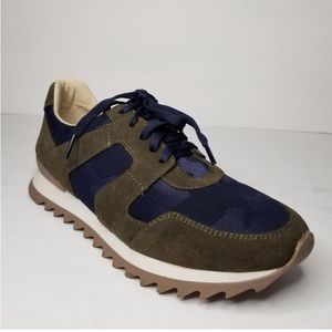 Charleston Shoe Company Chewie Sneaker Navy and Olive